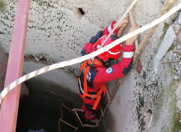 Muğla’da kuyuya düşen kuzu itfaiye ekiplerince kurtarıldı