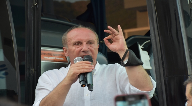 Memleket Partisi Genel Başkanı Muharrem İnce, partisinin Denizli il başkanlığını açtı