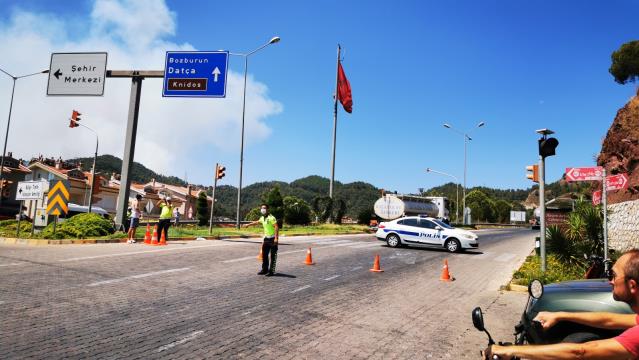 Marmaris Datça yolu kapandı