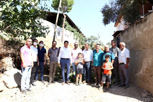 Pınarbaşı Mahallesi sakinlerinden Başkan Özcan’a teşekkür