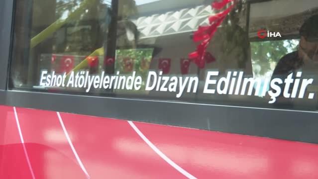 İzmir’in eski otobüsleri hurda değil kafe oluyor