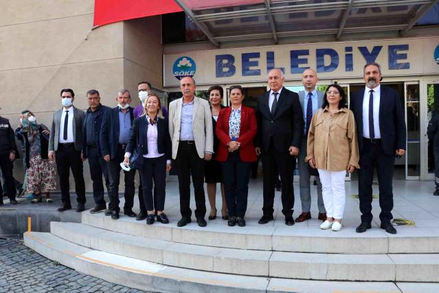 Aydın Büyükşehir Belediye Başkanı Çerçioğlu, Söke Belediye Başkanı Tuncel ile bir araya geldi