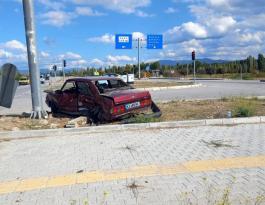 Gediz’de trafik kazası: 2 yaralı