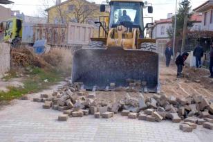 Yoncalı’da asfalt çalışması