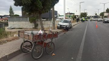 Aydın’da ehliyetsiz sürücünün kullandığı otomobilin çarptığı hurdacı öldü