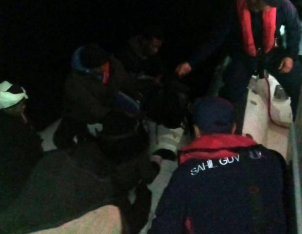 7 göçmen Sahil Güvenlik ekipleri tarafından kurtarıldı