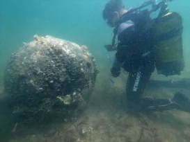 Çanakkale Bozcaada’da İngiliz Mayını İmha Edildi