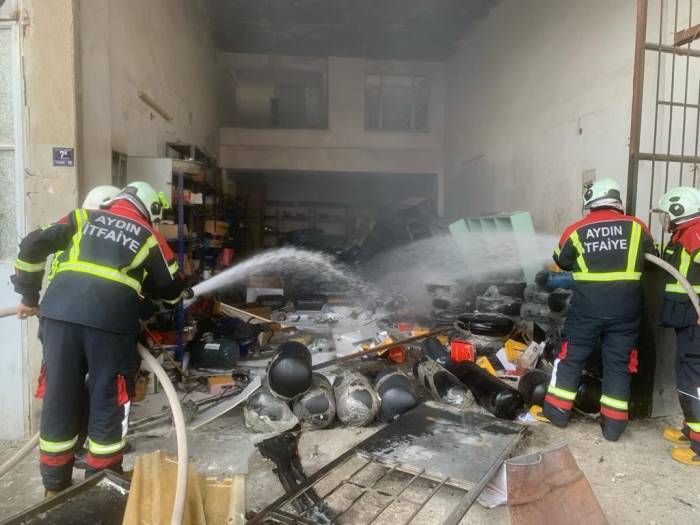 Nazilli’deki patlamada 1 kişi yaralandı