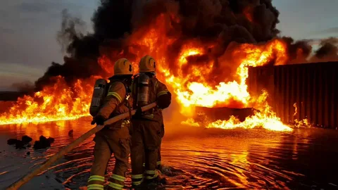 İzmir Kemalpaşa’da lojistik firmasının deposunda yangın çıktı