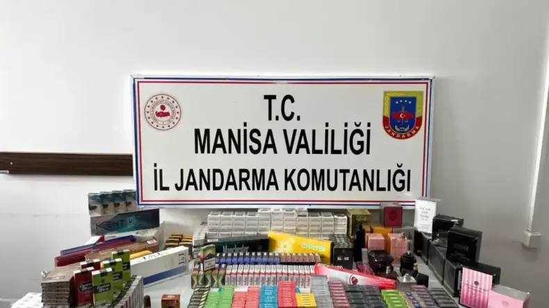 Manisa’da Kaçak Sigara ve Parfüm Ele Geçirildi