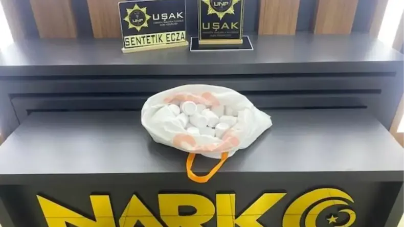 Uşak’ta Sentetik Ecza Operasyonu: 1 Tutuklu