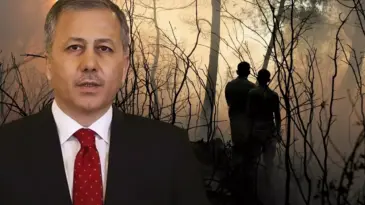 Bakan Yerlikaya yangın bölgesinde: 228 konut ağır hasarlı