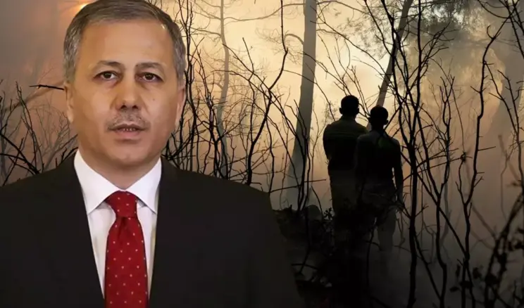 Bakan Yerlikaya yangın bölgesinde: 228 konut ağır hasarlı