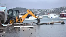 Bodrum’da Kaçak İskeler ve Tekneler Kaldırılıyor