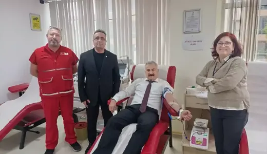 Emniyet Müdürü Aktaş’tan 23. Kan Bağışı