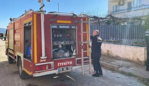 Nazilli’de Müstakil Evde Yangın